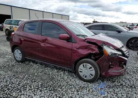 2024 Mitsubishi Mirage Es z USA, uszkodzony, nr VIN ML32AUHJ1RH011097